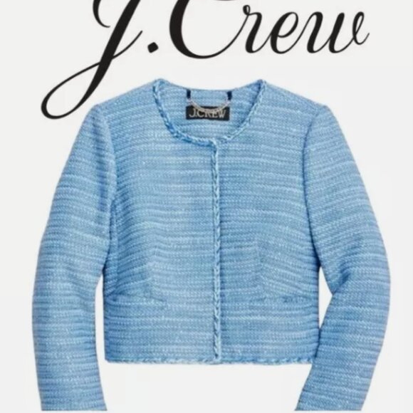 J. Crew Louisa Tweed Lady Jacket in Sequin - Picture 1 of 5